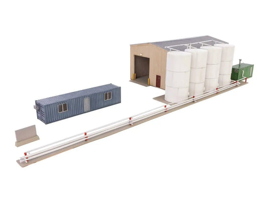 Walthers Cornerstone Transload Facility Corn Syrup Unloading Kit WH933-4181