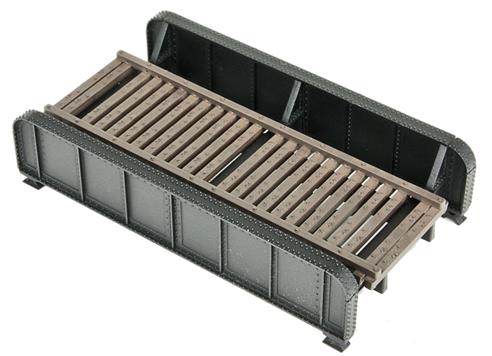 Walthers Cornerstone 30' Single Track Railroad Through Girder Bridge Building Kit HO Gauge WH933-4500