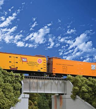 Walthers Cornerstone Single Track Railroad Deck Girder Bridge Building Kit 30' Standard HO Gauge WH933-4505