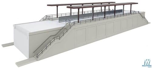 Walthers Cornerstone Elevated Commuter Station Building Kit HO Gauge WH933-4563