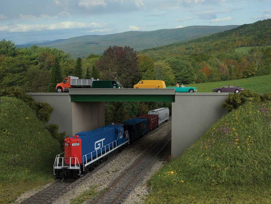 Walthers Cornerstone Highway Overpass Building Kit HO Gauge WH933-4567