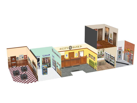 Walthers Cornerstone Spaces Merchant's Row I Interior Kit WH933-4700 HO Gauge