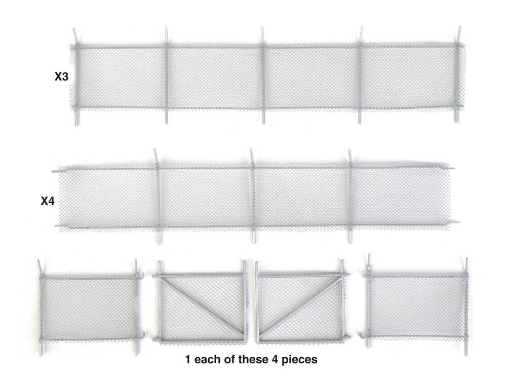 Walthers Scenemaster Chain Line Fence Kit WH949-4204 HO Gauge