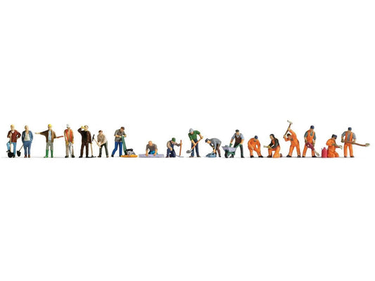 Walthers Workmen (18) Figure Set WH949-6090 HO Gauge