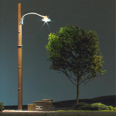 Woodland Scenics Just Plug Lighting JP5638 N Wooden Pole Street Light x3