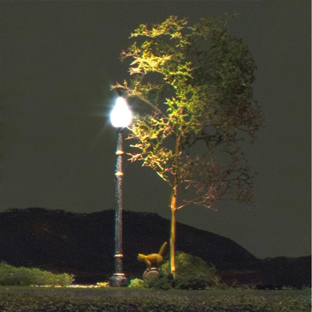 Woodland Scenics Just Plug Lighting JP5649 O Lamp Post Street Light x2