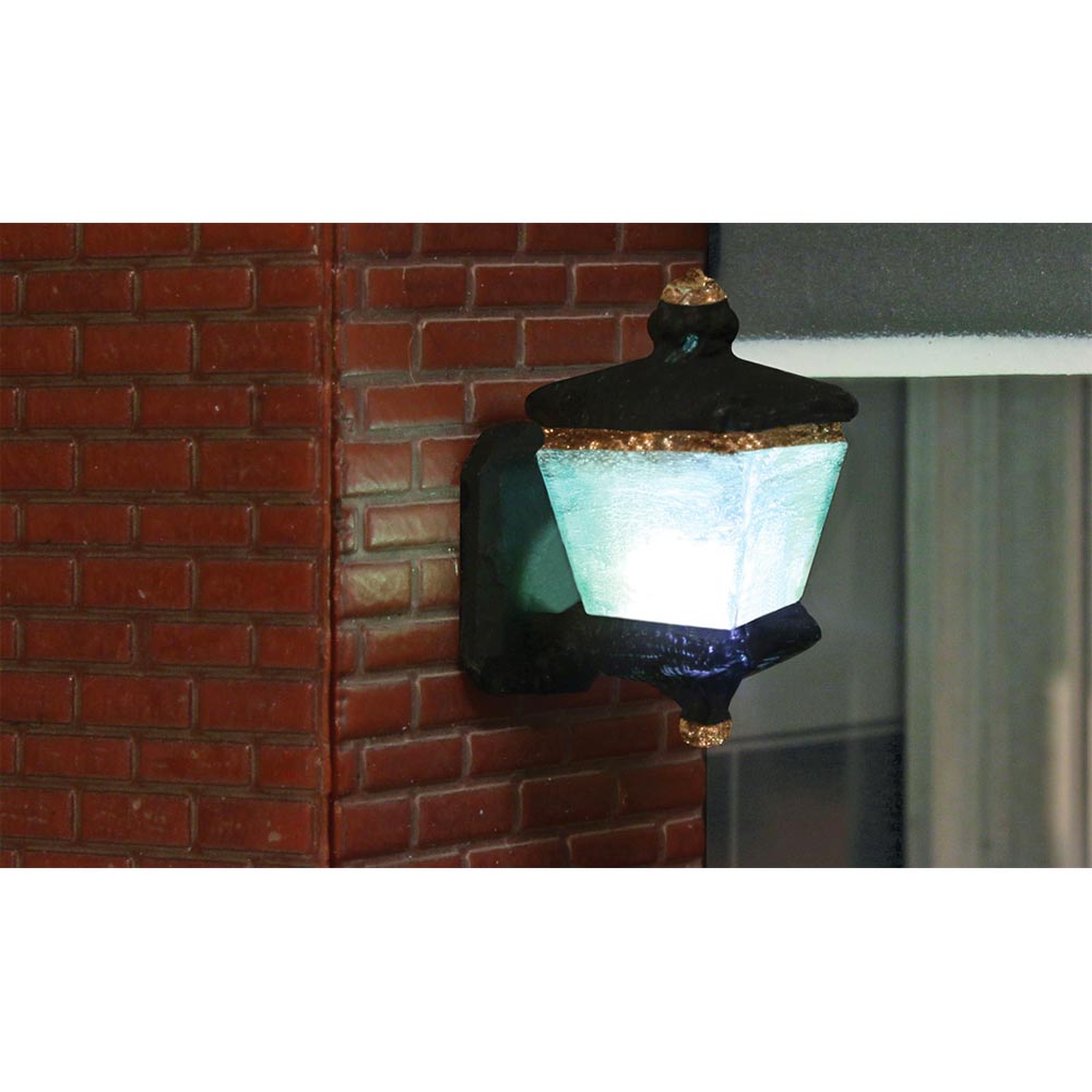 Woodland Scenics Just Plug Lighting JP5655 HO Entry Wall Mount LED Lights x2