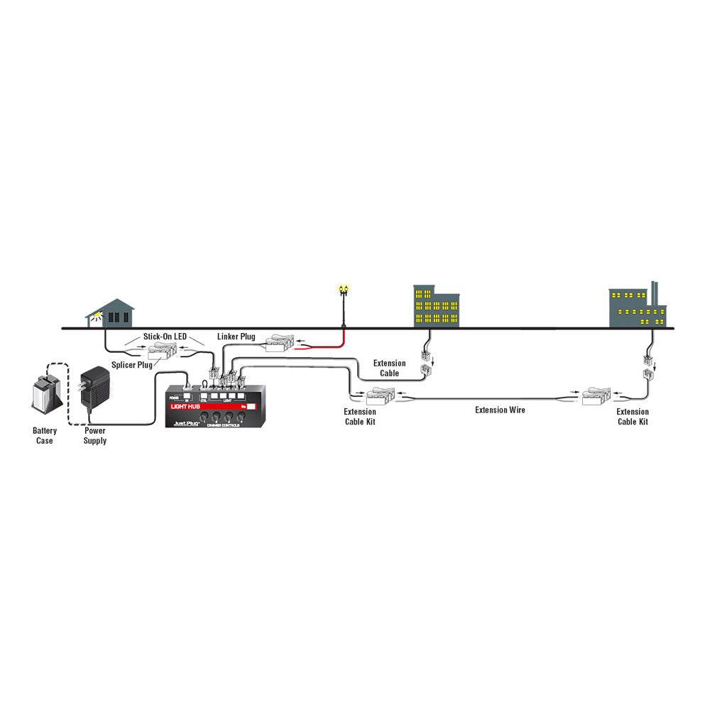 Woodland Scenics Just Plug Lighting JP5683 Extension Wire
