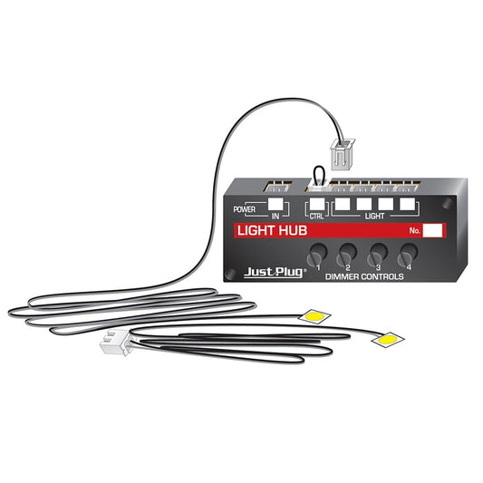 Woodland Scenics Just Plug Lighting Lights & Hub Set - Warm White JP5700