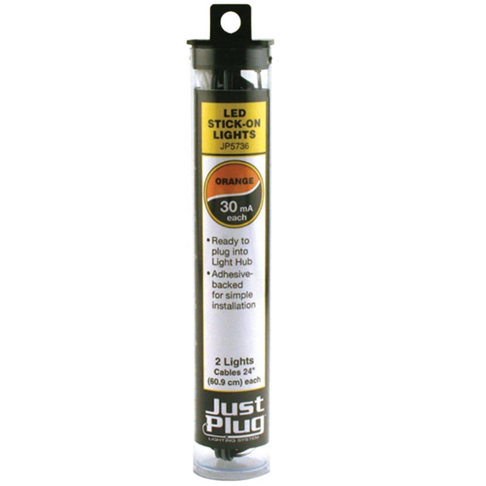 Woodland Scenics Just Plug Lighting JP5736 Orange LED Stick-On Lights