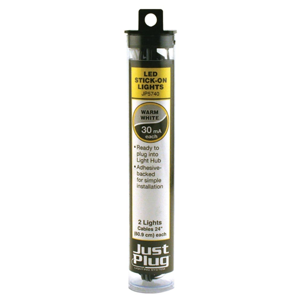 Woodland Scenics Just Plug Lighting 5740 Warm White Stick-on LED Lights