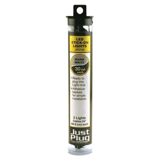 Woodland Scenics Just Plug Lighting 5740 Warm White Stick-on LED Lights