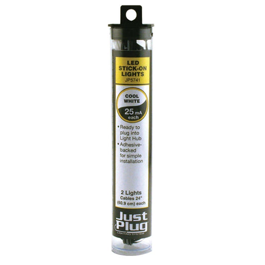 Woodland Scenics Just Plug Lighting 5741 Cool White Stick-on LED Lights