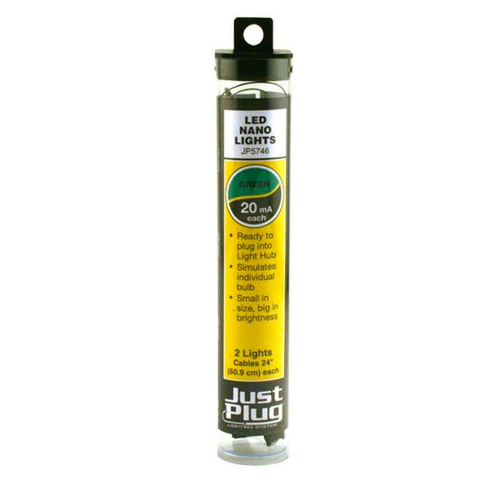 Woodland Scenics Just Plug Lighting 5746 Green Nano LED Lights