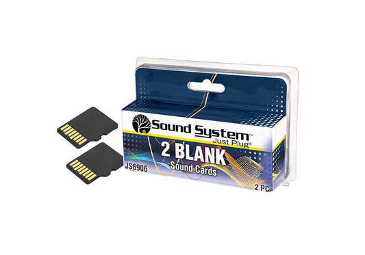 Woodland Scenics Just Plug 2 Blank Sound Cards WJS6906