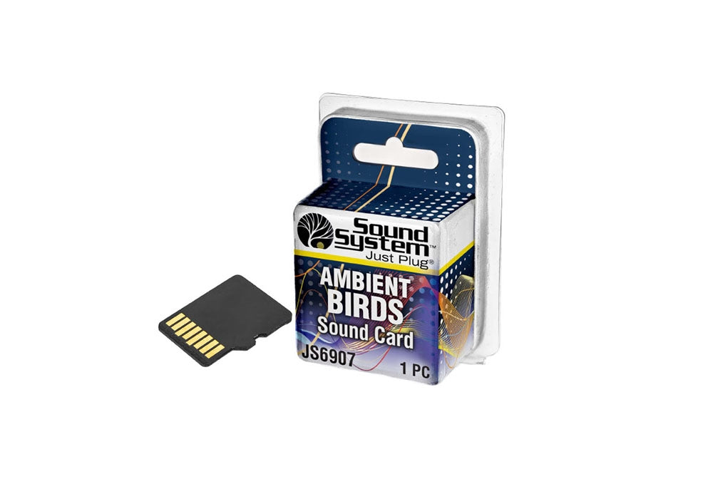 Woodland Scenics Just Plug Ambient Birds Sound Card WJS6907