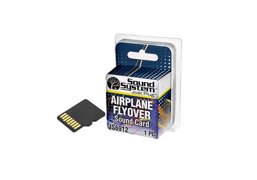 Woodland Scenics Just Plug Airplane Flyover Sound Card WJS6912