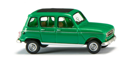Wiking Renault 4 Green w/Folding Roof 1967-74 WK022446 HO Gauge