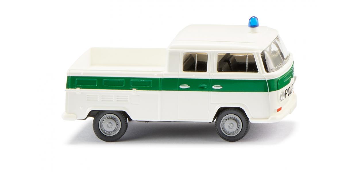 Wiking VW T2 Double Cabin Polizei 1967-71 WK031405 HO Gauge