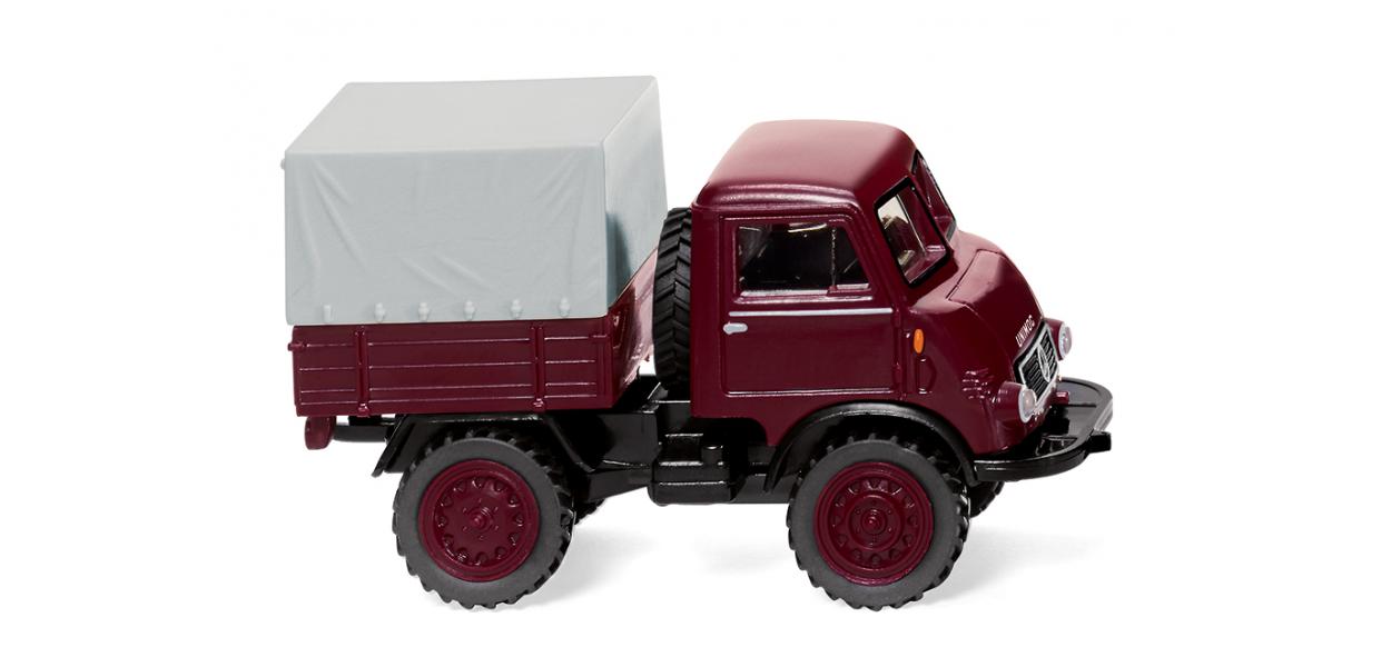 Wiking Unimog U402 Burgundy 1953-59 WK036805 HO Gauge