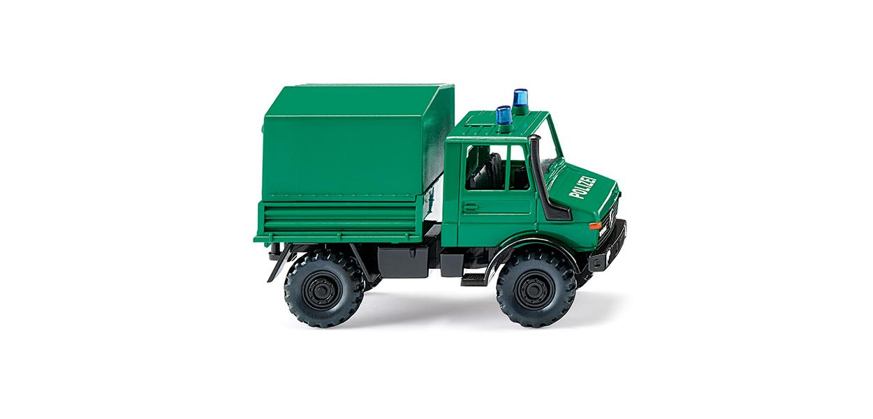 Wiking Unimog U1700 Police 1975-93 WK037404 HO Gauge