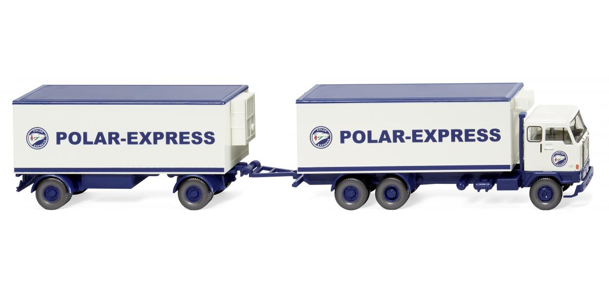 Wiking 045704  Volvo F88 Polar Express Refrigerated Road Train 1965-70 HO