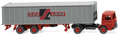 Wiking 052304 MAN Sealand Container Semitrailer HO