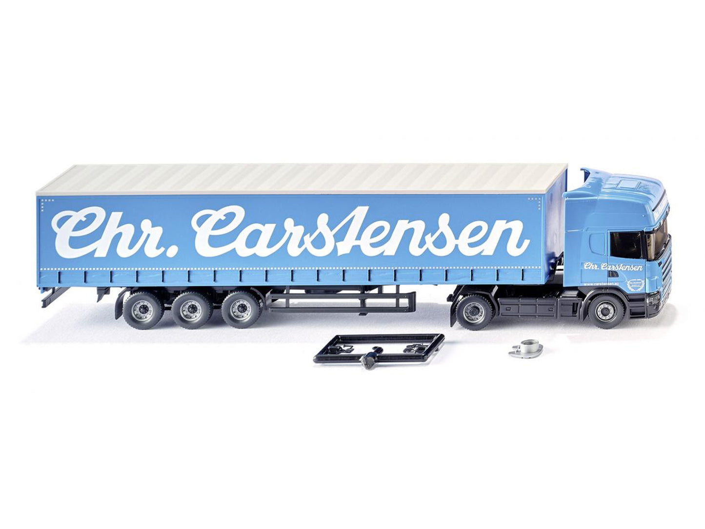 Wiking 053709 Scania R420 Topline Curtainside Semitrailer Carstensen