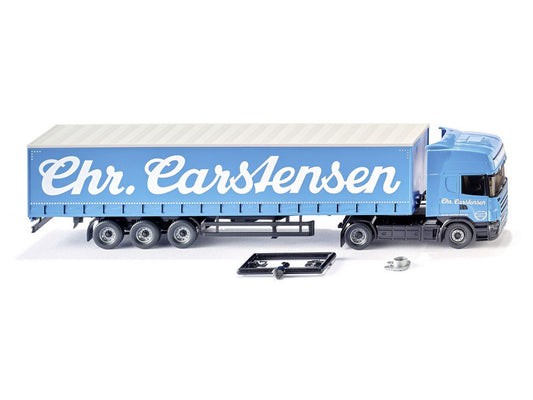 Wiking 053709 Scania R420 Topline Curtainside Semitrailer Carstensen
