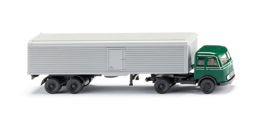 Wiking MB Pullman Semitrailer Box Truck Moss Green 1955-63 WK055601 HO Gauge