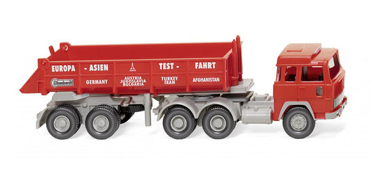Wiking 067708  Magirus 235D Europa-Asien Rear Tipper Semi Truck 1963-71 HO