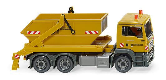 Wiking MAN TGS Euro67/Meiller 'Leonard Weiss' Skip Lorry WK067907 HO Gauge