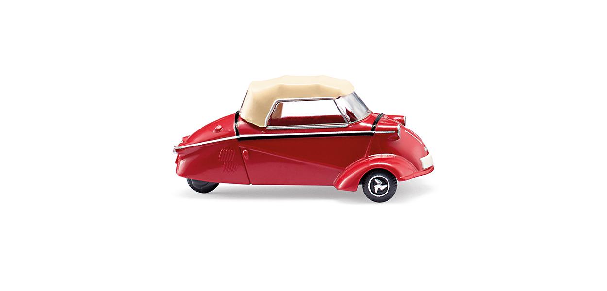 Wiking Messerschmitt KR 201 Ruby Red/Ivory Beige 1956-64 HO Gauge 81207
