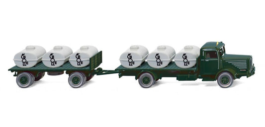 Wiking 085602 Bussing 8000 Auxiliary Tanker West Berlin Milk 1950-56 HO