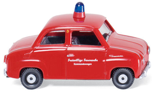 Wiking 086120 Glas Goggomobil Fire Service Vehicle HO