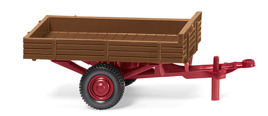 Wiking 087943 Allgaier Single Axle Trailer Fawn HO