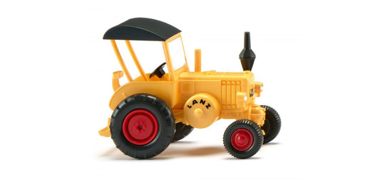 Wiking Lanz Bulldog with Roof Yellow 1936-54 WK088010 HO Gauge