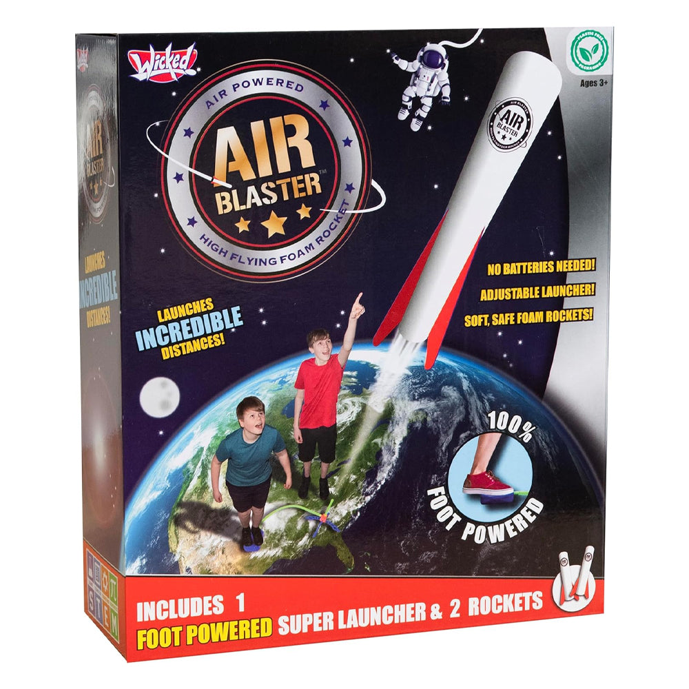 Wicked Air Blaster Foot-Powered Rocket (Launches up to 100ft)