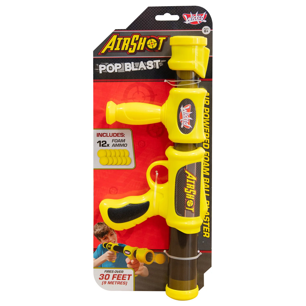 Wicked AirShot Pop Blast Foam Ball Blaster Age 8+