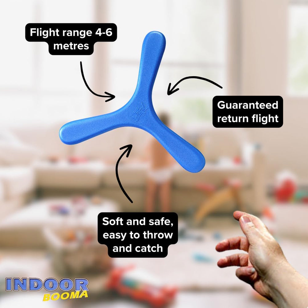 Wicked Indoor Booma Foam Boomerang Toy - Assorted Colours