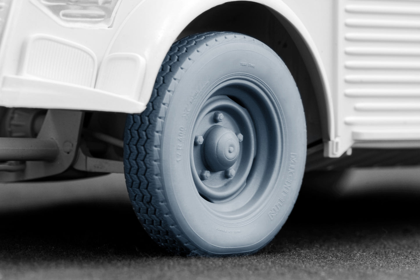 ScaleX Type HY Weighted Wheel Set for Heller 1:24 Model Kits