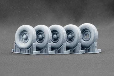 ScaleX Type HY Weighted Wheel Set for Heller 1:24 Model Kits