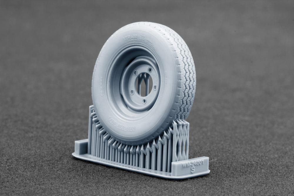 ScaleX Type HY Weighted Wheel Set for Heller 1:24 Model Kits