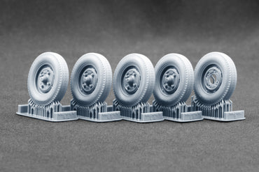 ScaleX Trabi 601 S P36 Weighted Wheel Set for Revell 1:24 Model Kits