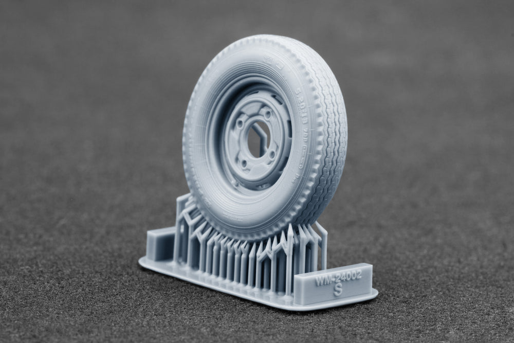 ScaleX Trabi 601 S P36 Weighted Wheel Set for Revell 1:24 Model Kits