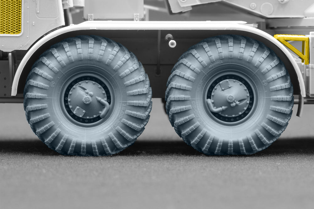 ScaleX ZIL-135 I-159 Weighted Wheel Set For Trumpeter 1:35 Model Kits
