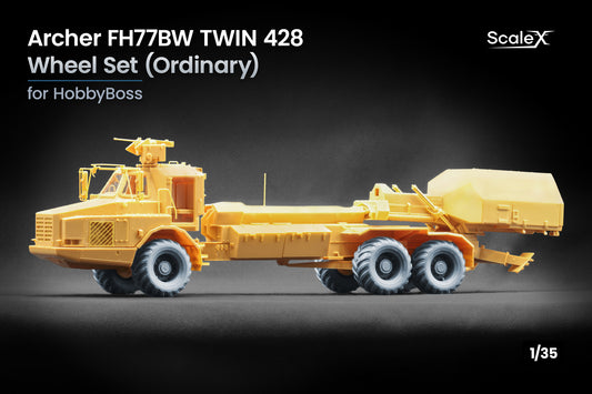 ScaleX Archer FH77BW TWIN 428 Ordinary Wheel Set For Hobby Boss 1:35 Model Kits