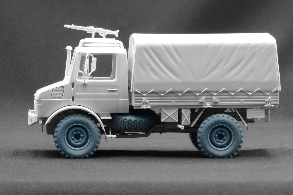ScaleX Unimog U1300L MPT 80 Weighted Wheel Set For Revell 1:35 Model Kits