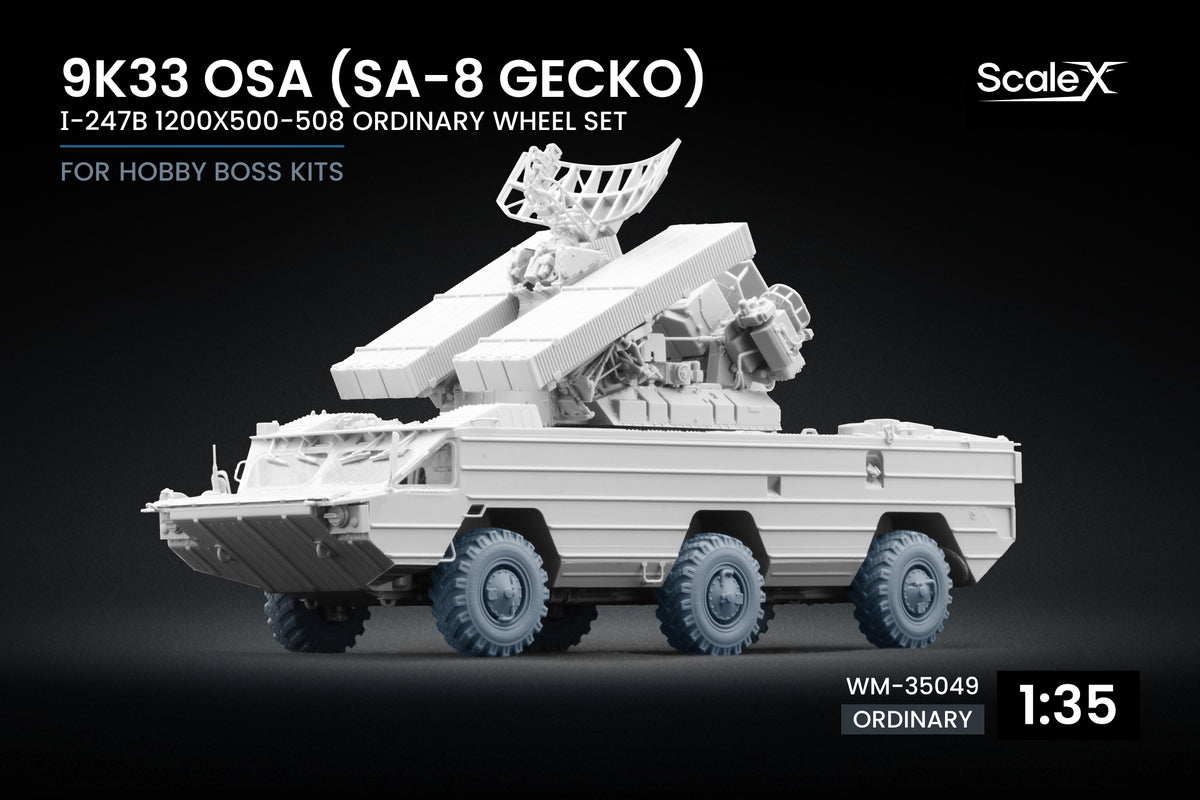 ScaleX 9K33 Osa (SA-8 Gecko) І-247B Ordinary Wheel Set 1:35 Model Kits WM-35049
