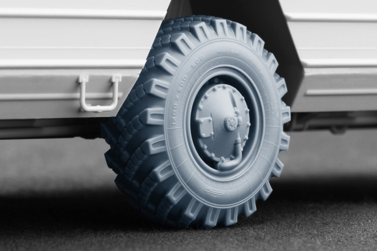 ScaleX 9K33 Osa (SA-8 Gecko) І-247B Ordinary Wheel Set 1:35 Model Kits WM-35049